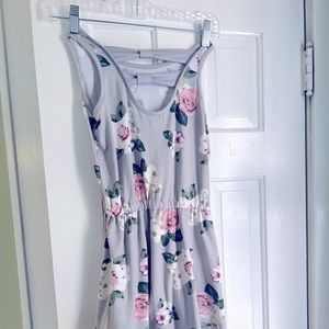 Poor girl skater dress floral